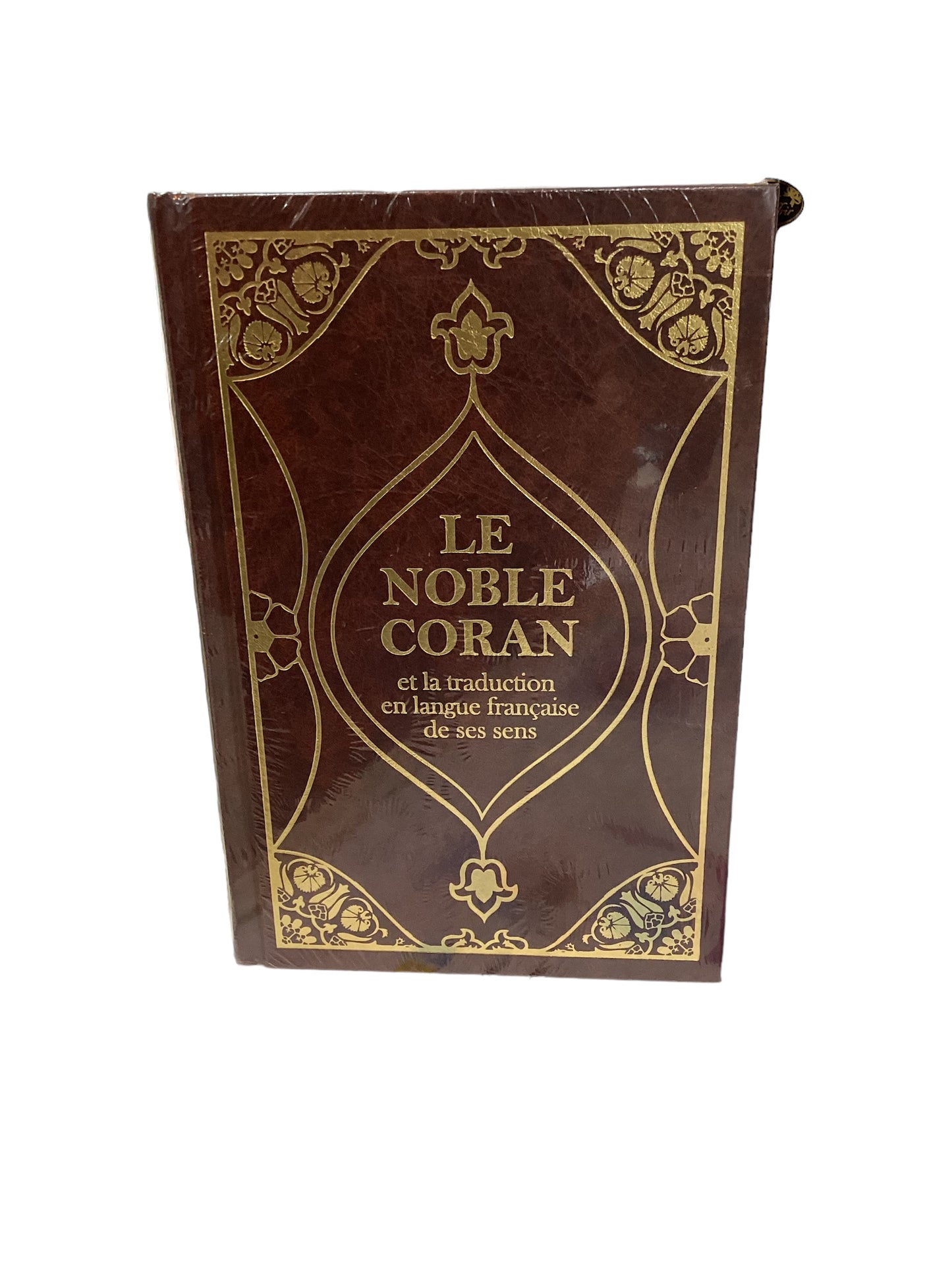 Le noble coran et la traduction en langue française de ses sens - marron daim