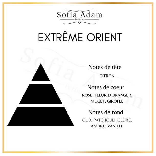 Extrême orient - eau de parfum par Sofia Adam