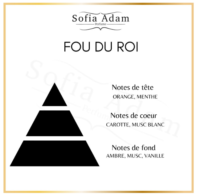 Fou du roi - eau de parfum par Sofia Adam