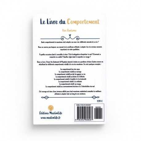 LE LIVRE DU COMPORTEMENT - IBN QUDAMA AL-MAQDISSÎ - MUSLIMLIFE