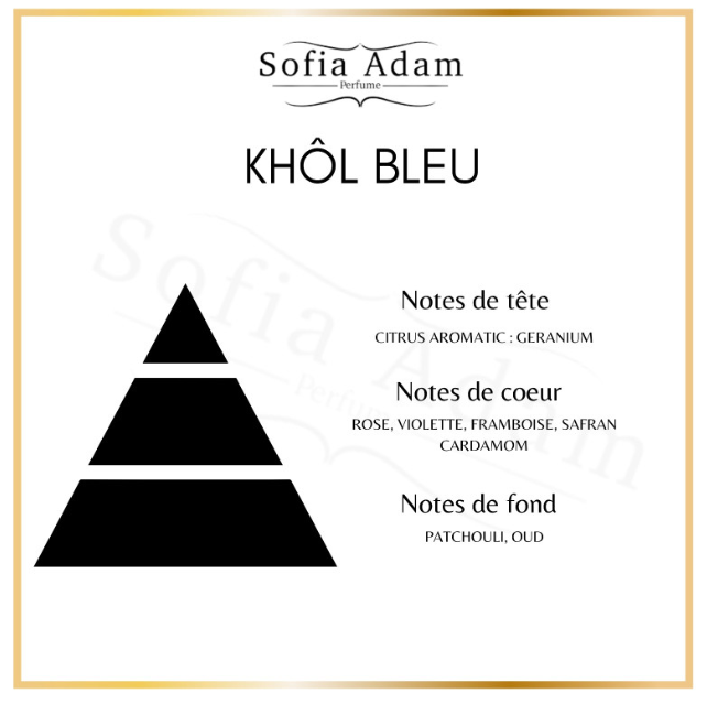 Khôl bleu - eau de parfum par Sofia Adam